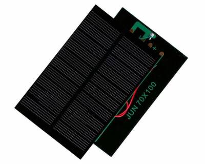 6V 100mA Güneş Paneli - Solar Pil 70x100mm - 1