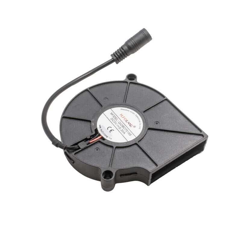  75x75x15mm 5v 0.3a Salyangoz Fan - 5.5x2.5mm Adaptör Girişli