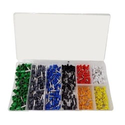 800 Pieces 8 Types of Insulated Ferrule Set - Cable Ferrule 