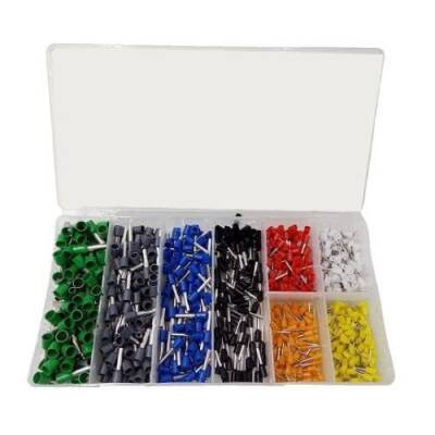 800 Pieces 8 Types of Insulated Ferrule Set - Cable Ferrule - 1