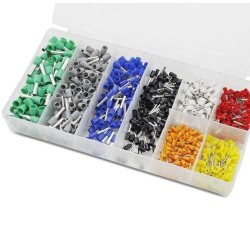 800 Pieces 8 Types of Insulated Ferrule Set - Cable Ferrule - 2