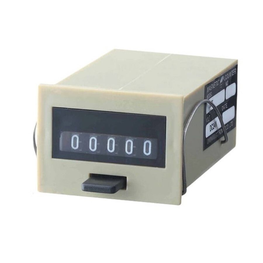  875 Dc 24v 5 Haneli Mekanik Sayıcı