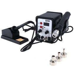 878D 2in1 Hot Air Blow Soldering Iron Soldering Station 