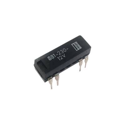 881-230-12V Reed Relay Double Contact N/O 12VDC 0.5A - 1