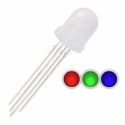 8mm RGB LED 4 Pin Common Anode 
