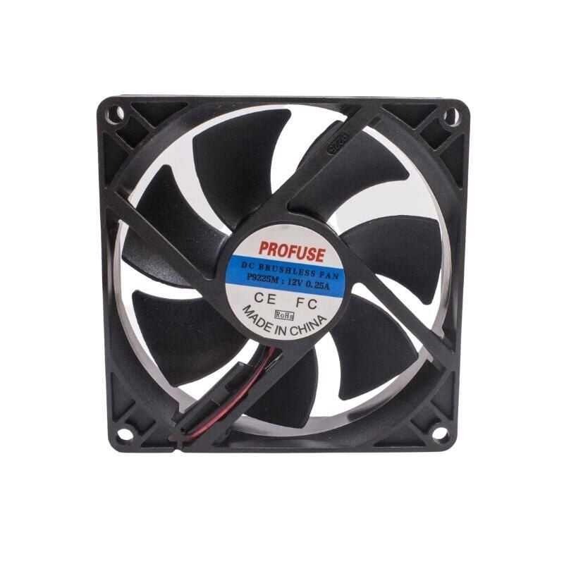  92x92x25mm 12v 0.25a Fan 2 Kablolu