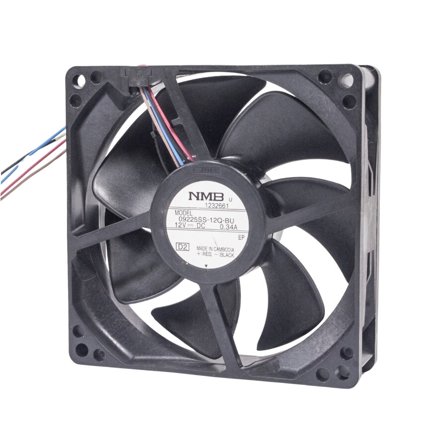  92x92x25mm 12v 0.34a Fan 4 Kablolu