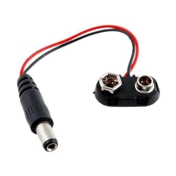  9v Jacklı Pil Soketi - T-tip