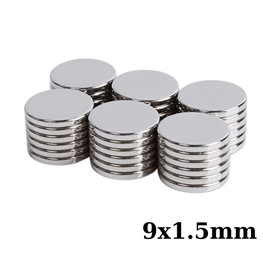  9x1.5mm Neodyum Güçlü Mıknatıs - Neodim Magnet