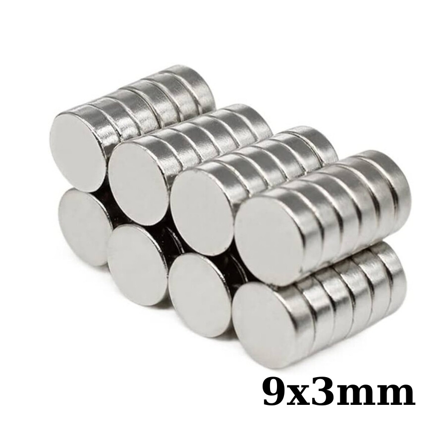  9x3mm Neodyum Güçlü Mıknatıs - Neodim Magnet