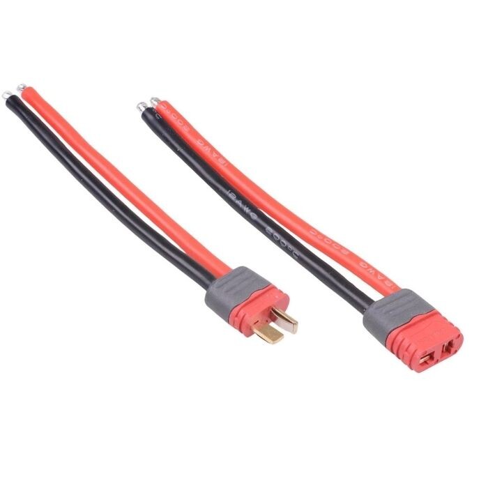  A1015e Dişi-erkek Lipo Pil Şarj Kablosu Seti 10cm