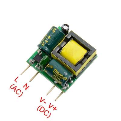 AC 220V - DC 12V 400mA Dönüştürücü Adaptör Devresi - 4