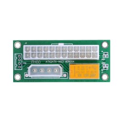 ATX - SATA Molex 24 Pin Güç Kaynağı Bağlantı Adaptörü - 1
