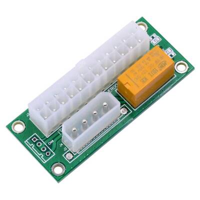 ATX - SATA Molex 24 Pin Güç Kaynağı Bağlantı Adaptörü - 2
