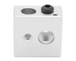 Aluminum Heater Block - 20x20x10 mm - 2