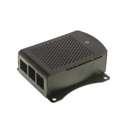 Aluminum Raspberry Pi B+/2/3 Compatible Box - Black - 1