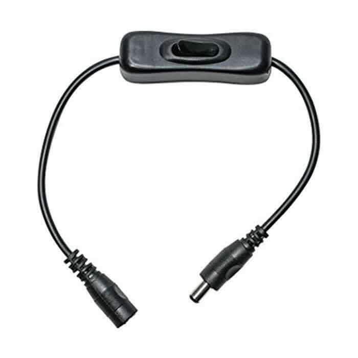  Anahtarlı Dc Adaptör Uzatma Kablosu -siyah