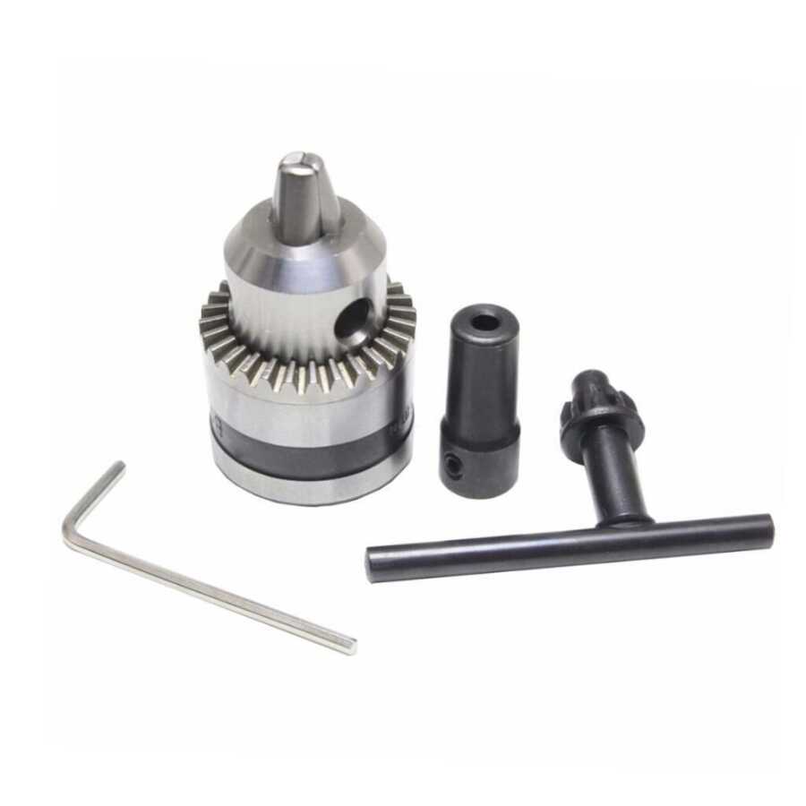 Anahtarlı Mandren 0.6-6mm B10 Konik - 5mm Şaft Uyumlu