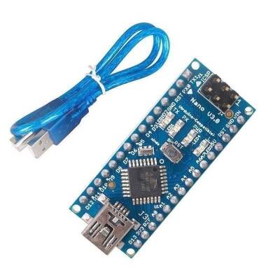 Arduino Nano 328 FT232RL Klon - (USB Kablo Dahil) - 1