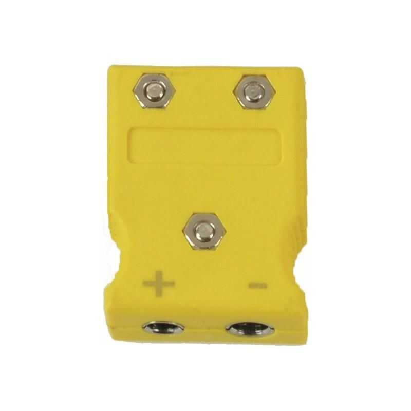  Ck-45sr-dişi - Nicr-ni Termokupl Priz Sarı