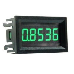 DC 0-5.0000mA Yüksek Hassasiyetli Dijital Ampermetre - Yeşil 