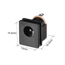 DC-015 5.5X2.1mm DC Jack Chassis - Jack Input - 3