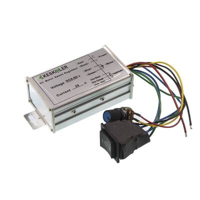 DC 20A 9-60V Speed and Direction Controlled Motor Driver - 1