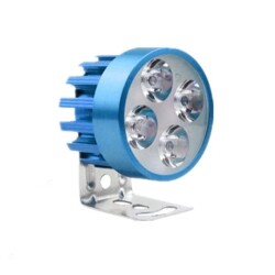 DC 9-85V White Bicycle LED with Cooler - Blue Frame 