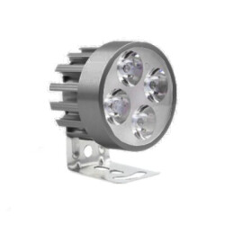 DC 9-85V White Bicycle LED with Cooler - Gray Frame 