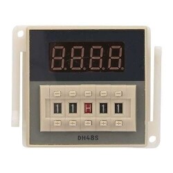 DH48S-1Z 110V Timed Relay Module - With Reset and Stop Features - 1