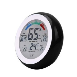 Digital Thermometer with LCD Screen - Temperature and Humidity Meter 