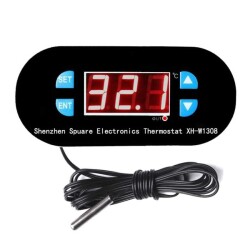 Digital Thermostat 28V Temperature Controller with Relay Output XH-W1308 