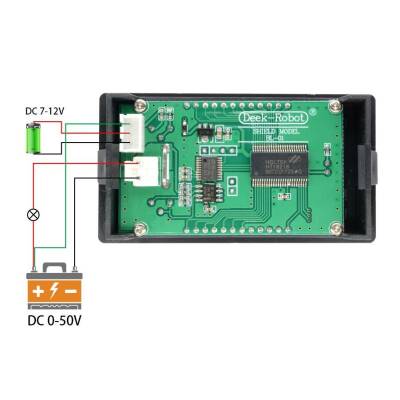 Dijital DC 0-100V 0-10A 250W Voltmetre Ampermetre - 3