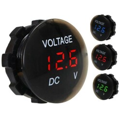 Dijital Voltaj Göstergesi 6-30V Kırmızı / A06 - 1