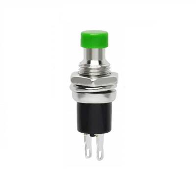 DS-110 7mm Push Button - Green - 1