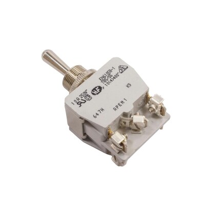EN61058-1 ON-OFF-ON Spring Loaded 6-Pin Toggle Switch - 2