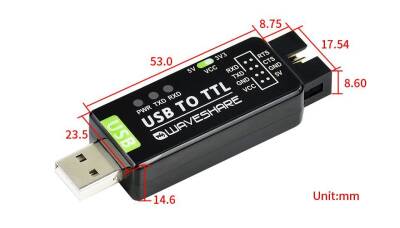 Endüstriyel USB - TTL Dönüştürücü - Orijinal FT232RL - 4