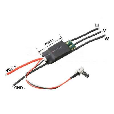 ESC 20A Brushless Brushless Motor Speed Control Driver with Potentiometer - 2