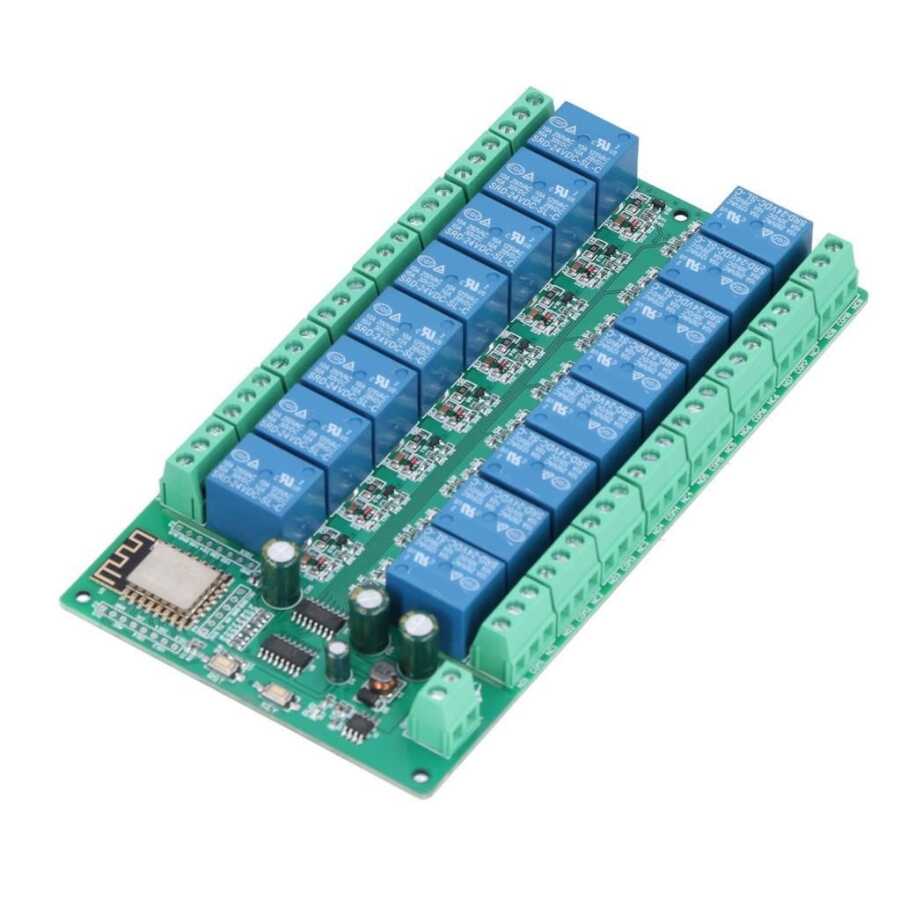  Esp8266 24v 16 Kanal Wifi Röle Modülü