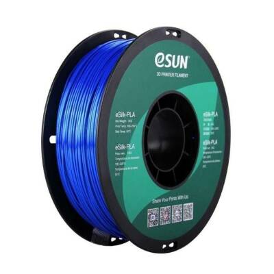 Esun eSilk 1.75mm Bright Surface Blue Filament - Blue - 1