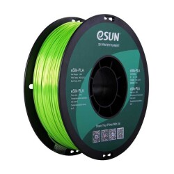 Esun eSilk 1.75mm Bright Surface Lime Green Filament - Lime 