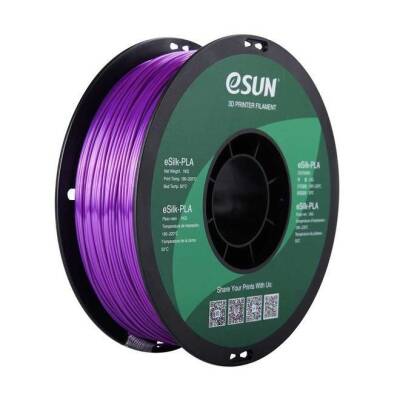 Esun eSilk 1.75mm Purple Filament with Glossy Surface - Purple - 1