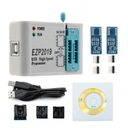 EZP2019+ EEPROM Bios USB SPI Programlayıcı +3 Çevirici Adaptör - 1