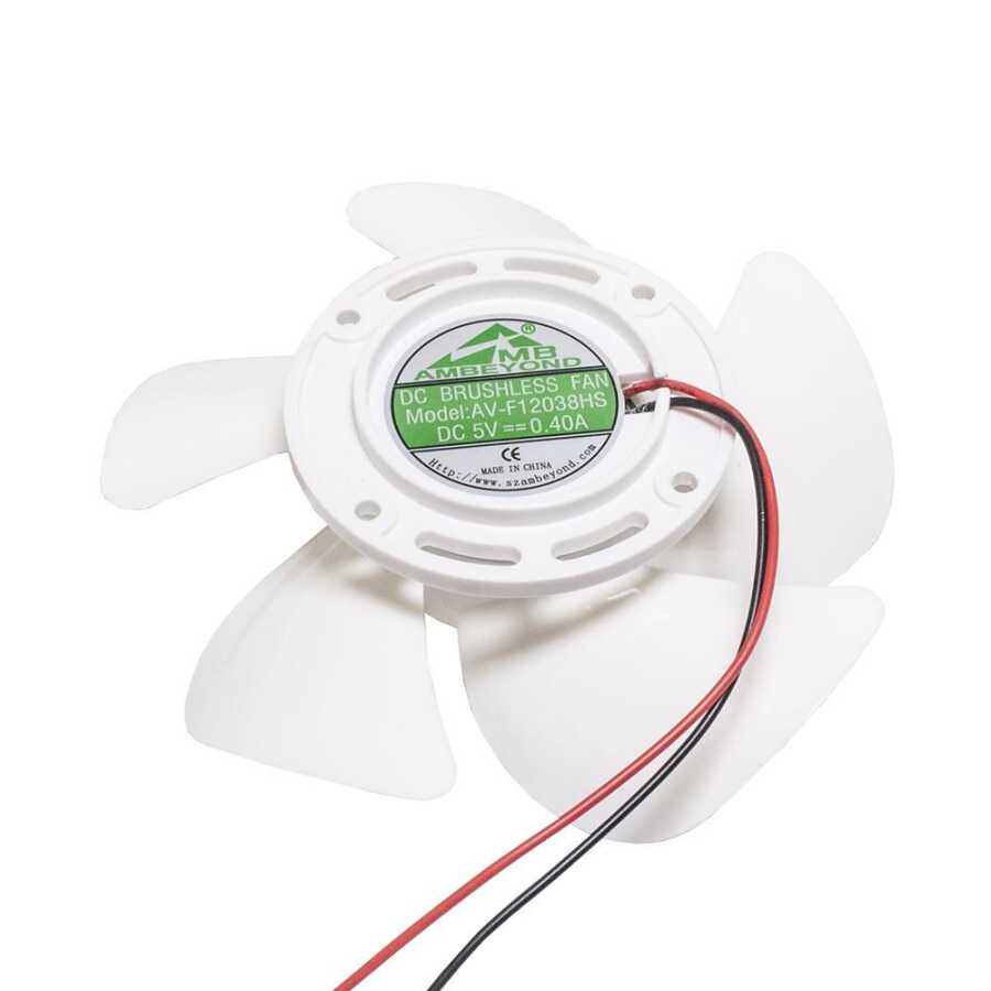  F12038hs 5v 0.4a Fan - 2 Kablolu