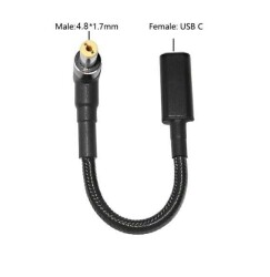 Female Type C to Male 4.8x1.7mm Jack Converter Cable Type-C to 4817 