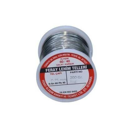 Feray 0.75 mm 200gr Solder Wire (60% Tin / 40% Lead) - 2