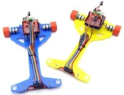 Fline Line Follower Robot Kit - Disassembled - 3