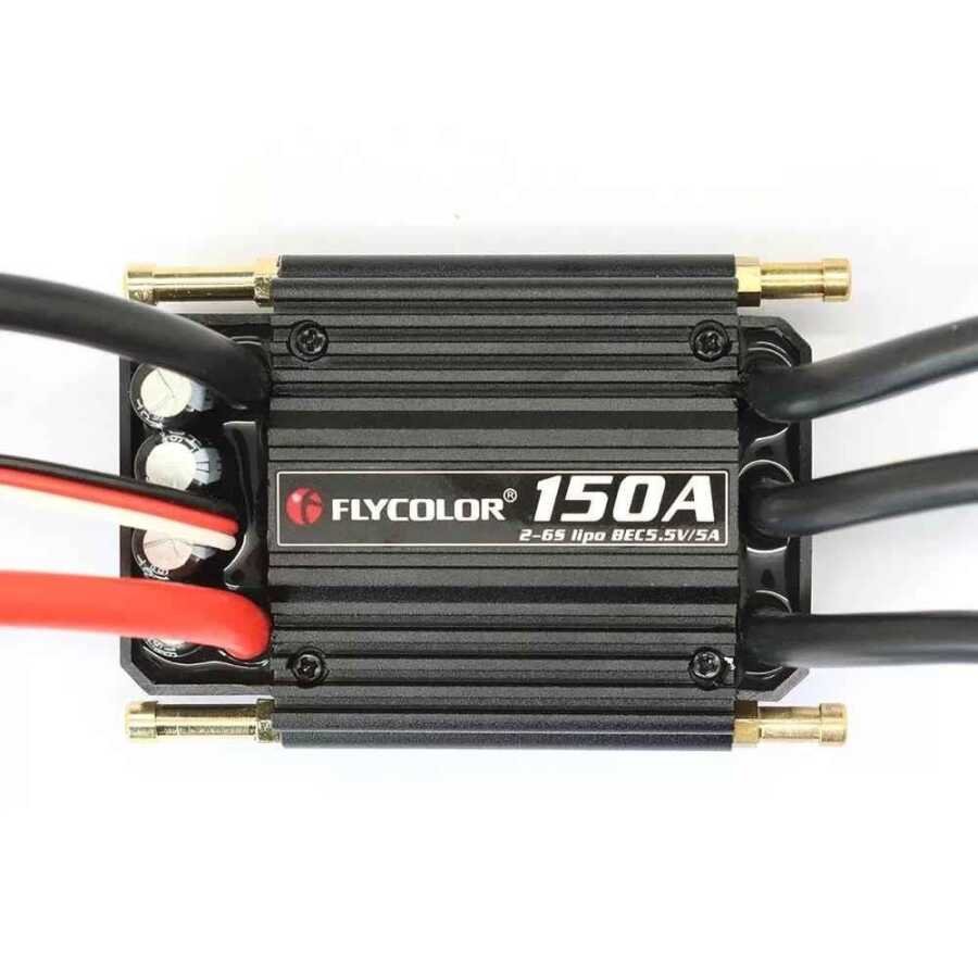  Flycolor Waterproof 150a 2-6s Brushless Esc 5.5v/5a Bec