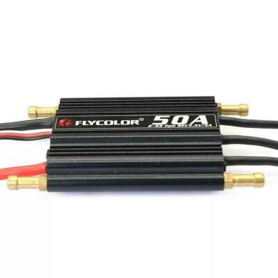 Flycolor Waterproof 50A 2-6S Brushless ESC 5.5V/5A BEC - 2