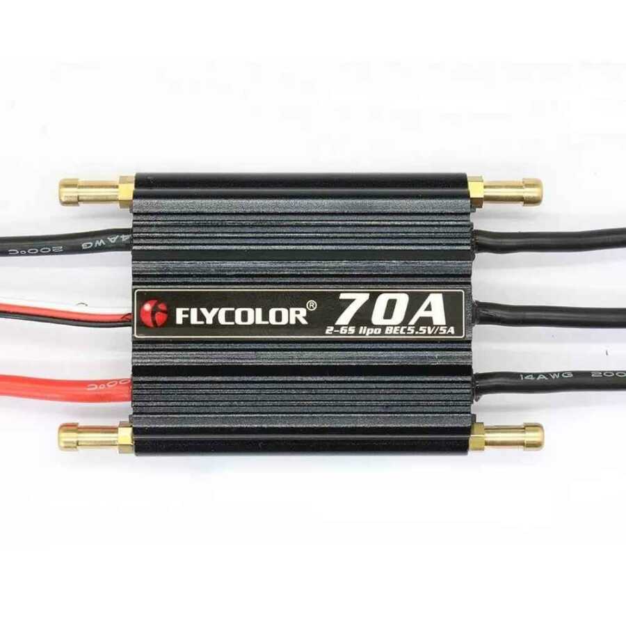  Flycolor Waterproof 70a 2-6s Brushless Esc 5.5v/5a Bec